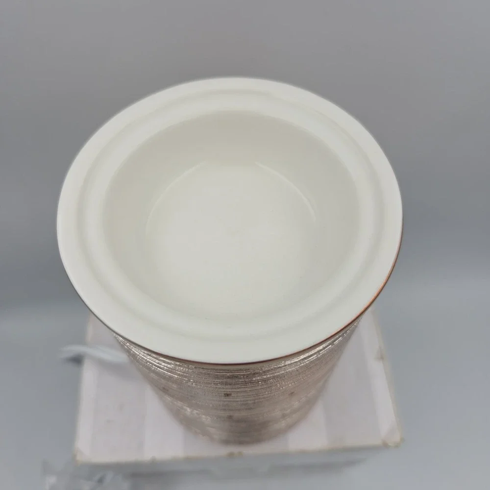 Scentsy Etched Core Full Size Wax Warmer Rose Gold - New Open Box
